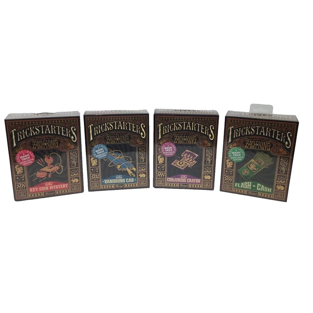 New Sealed Trickstarters‎ Zach King Magic Tricks - Lot of 4
